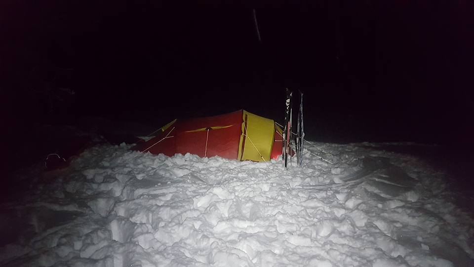 Middalsbu Turisthytte - På skitur med pulk og telt