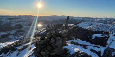 Kyrkjefjellet 517 moh i Bjerkreim kommune